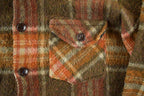 True Vintage 1960s Wool Flannel Button Up Shirt Jacket