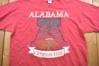 Vintage 1990s Alabama Crimson Tide Russell Athletic Collegiate T-Shirt