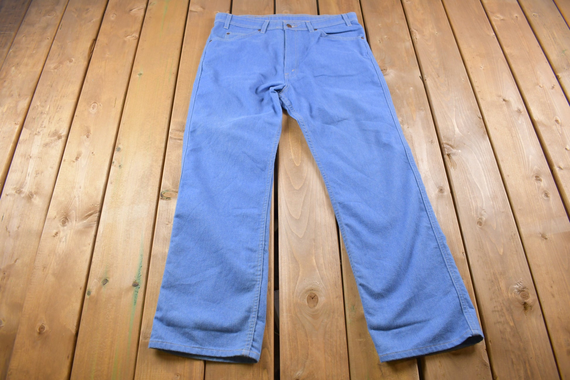 Vintage 1980s Levi's 50% Polyester Jeans Size 36 x 29