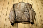 Vintage 1980s Golden Collection Leather Fur Lined Jacket