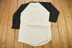 Vintage 1983 World Of Wheels World Tour Graphic Raglan T Shirt Single Stitch