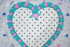 Vintage 1990s Cute Heart Theme V Neck Sweater