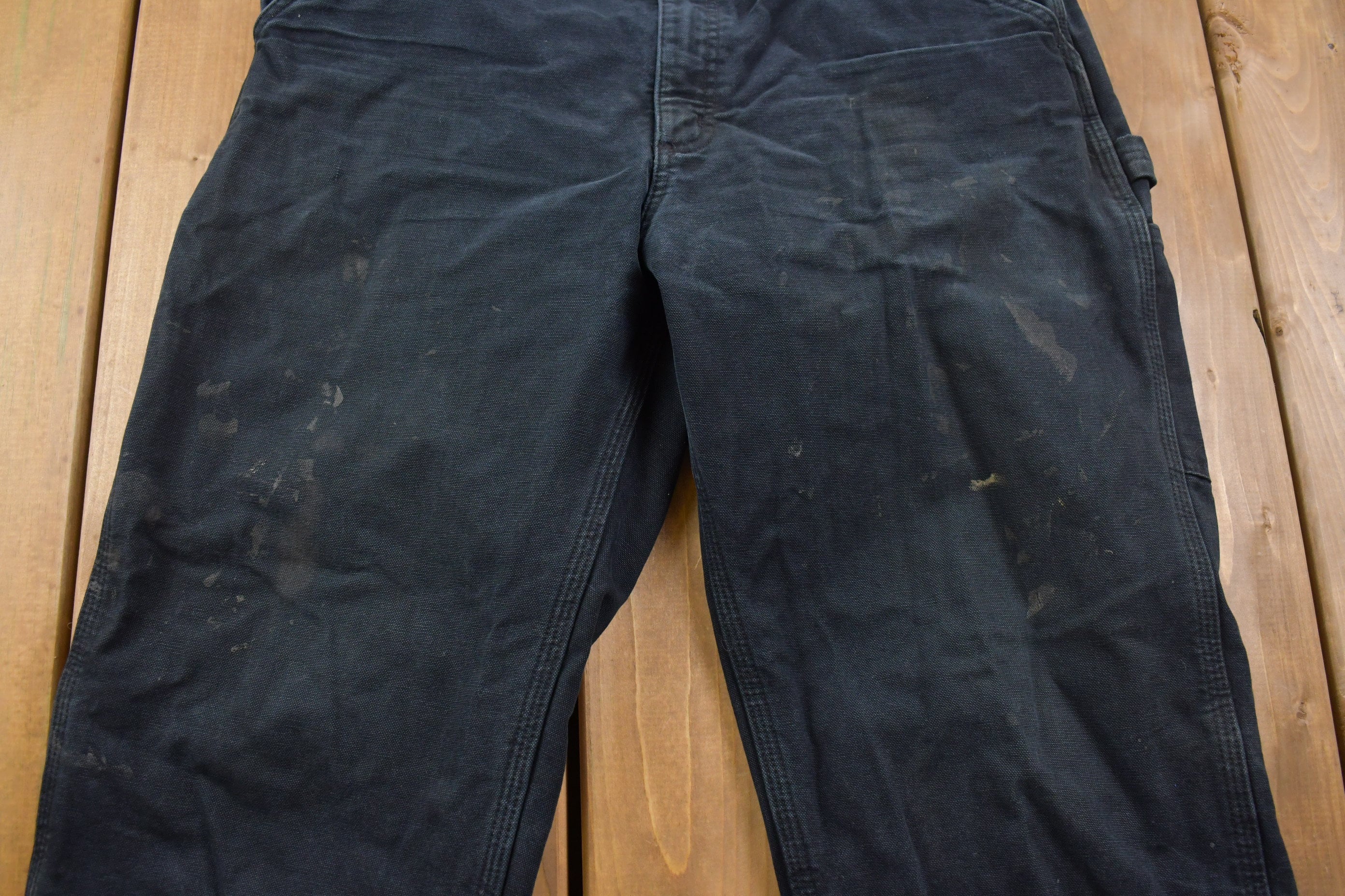 Vintage 1990s Carhartt Plaid Lined Work Pants Size