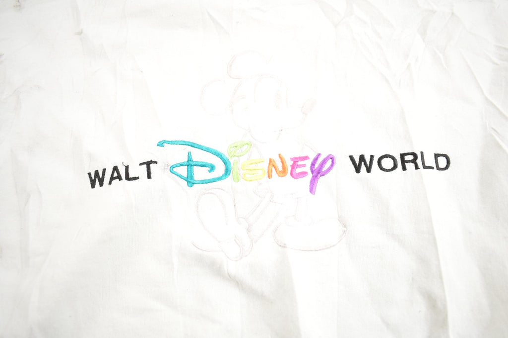 Vintage 1990s Walt Disney World Embroidered Crewneck Made In USA