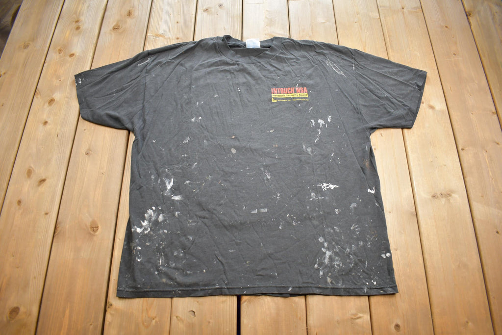 Vintage 2000s Security Agent Graphic T-Shirt