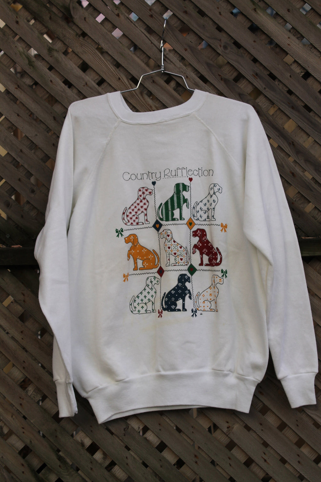 Vintage 1990s Country Rufflection Crewneck Sweater