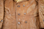 Vintage 1980s Sears Leather Fur Jacket
