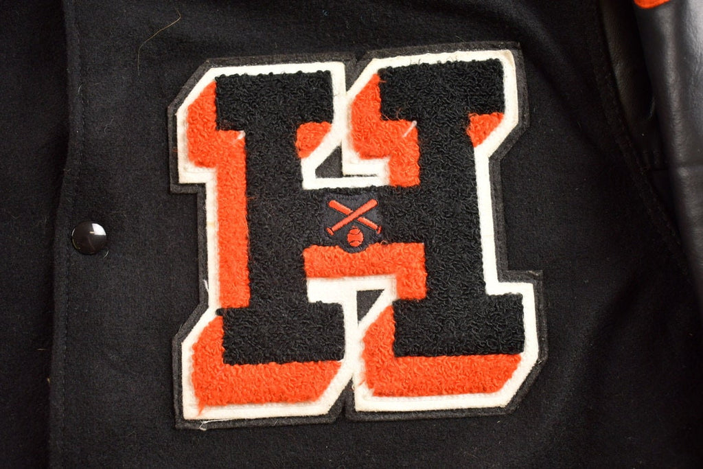 Vintage 1980s Howland Tigers Ohio Wool Varsity Jacket