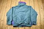 Vintage 1990s Columbia Sportswear Full Zip Windbreaker Jacket