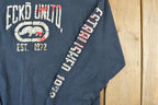 Vintage 1990s Ecko Unltd Crewneck Sweatshirt  90s Crewneck  Made In USA  Athleisure  Streetwear  90s Blank