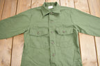 Vintage 1987 OG-507 Air Force Military Sateen Shirt