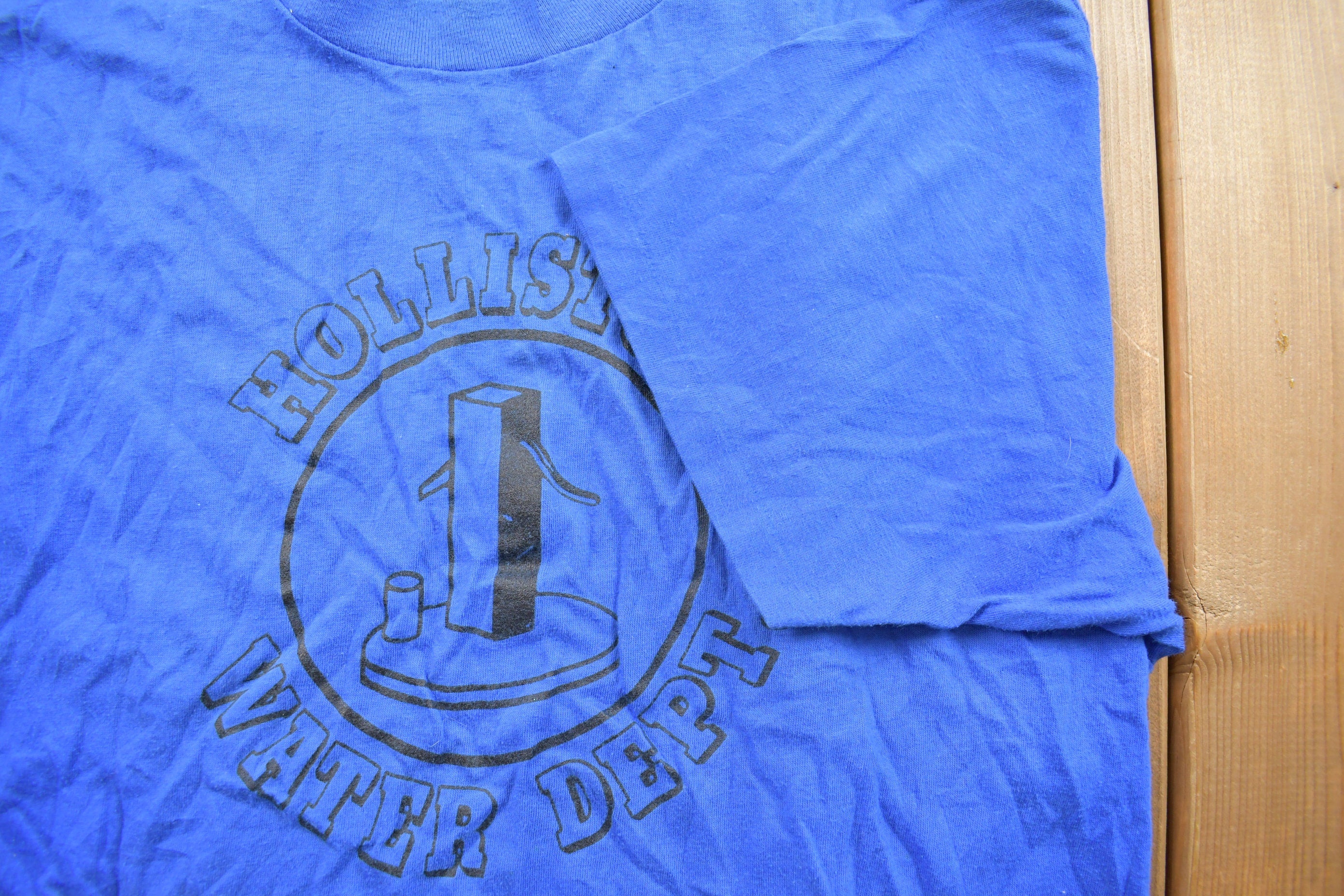 Vintage 1990s Holliston Water Dept. Hanes Graphic T Shirt