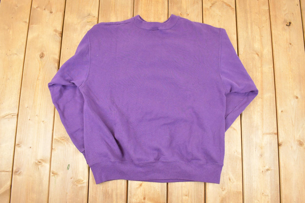 Vintage 1990s San Francisco Cartoon Graphic Print Crewneck Sweatshirt Men's L