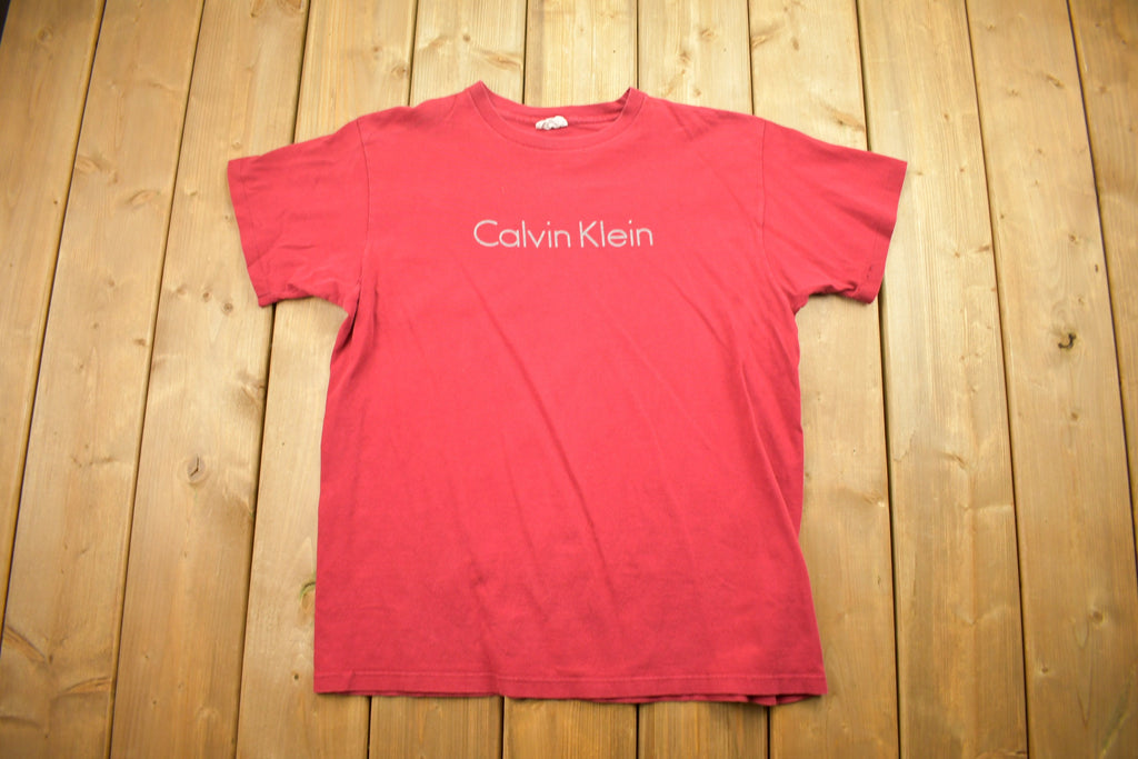 Vintage 1990s Calvin Klein Spell Out T Shirt