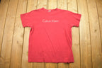 Vintage 1990s Calvin Klein Spell Out T Shirt