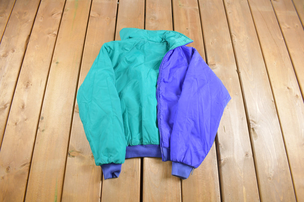 Vintage 1990s Columbia Sportswear Women's Reversible Liner Jacket / Ski Jacket / Streetwear / Outdoorsman
