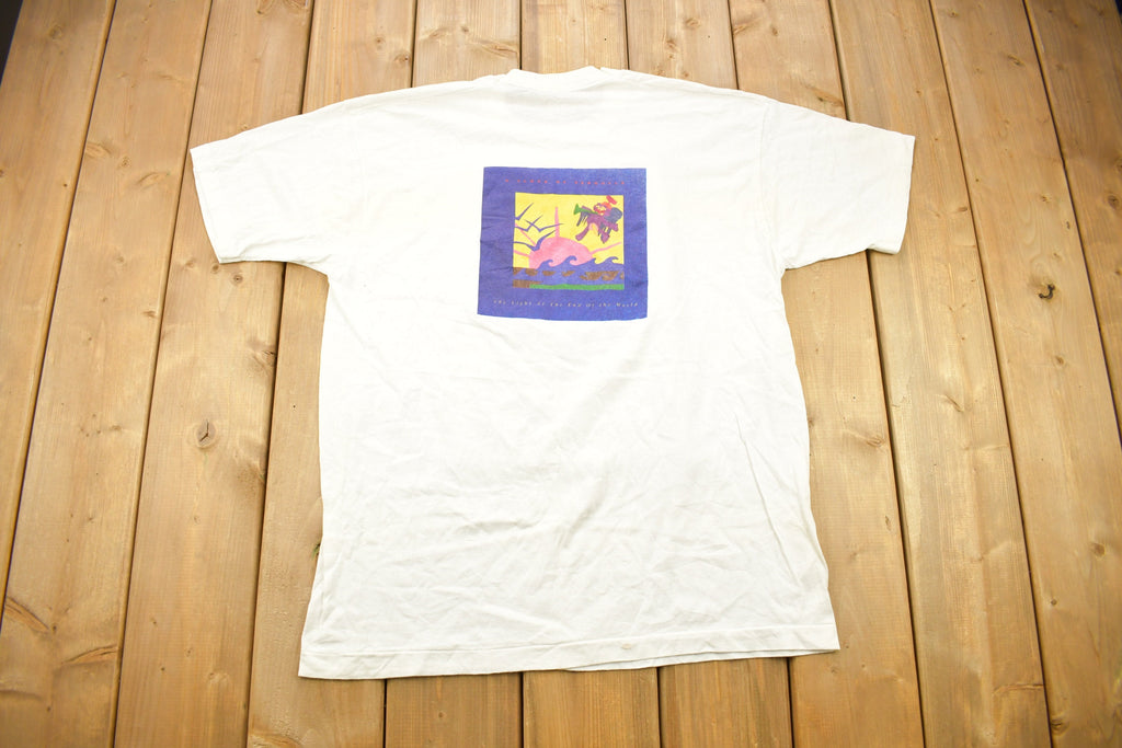 Vintage 1986 Deadstock Flock Of Seagulls Big Shot Graphic T Shirt The Light At The End Of The World