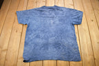 Vintage 1990s American Flag Bald Eagle Graphic Tie Dye T-Shirt