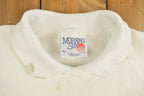 Vintage 1980s Morning Sun Floral Graphic Collared Sweatshirt