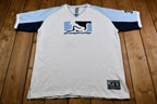 Vintage Y2K Drunk Munkey Jersey-Style T-Shirt