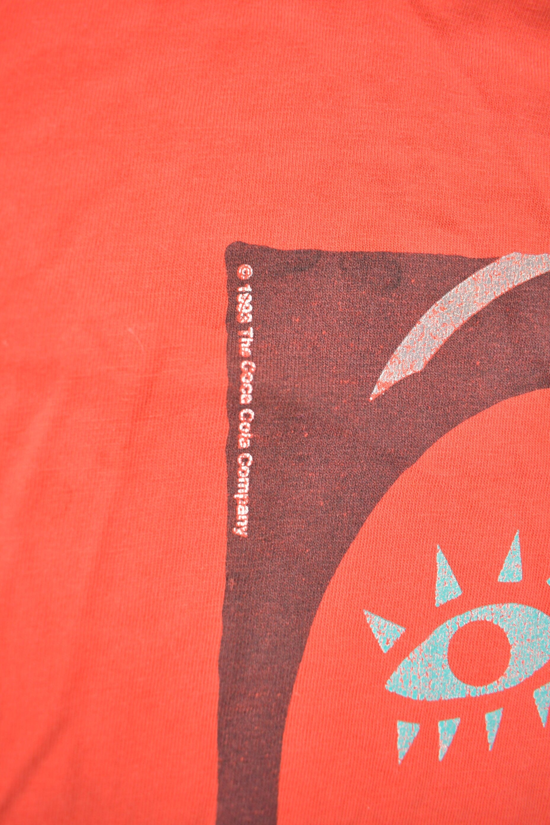 Vintage 1993 Enjoy Coke Mesh Pocket T-Shirt