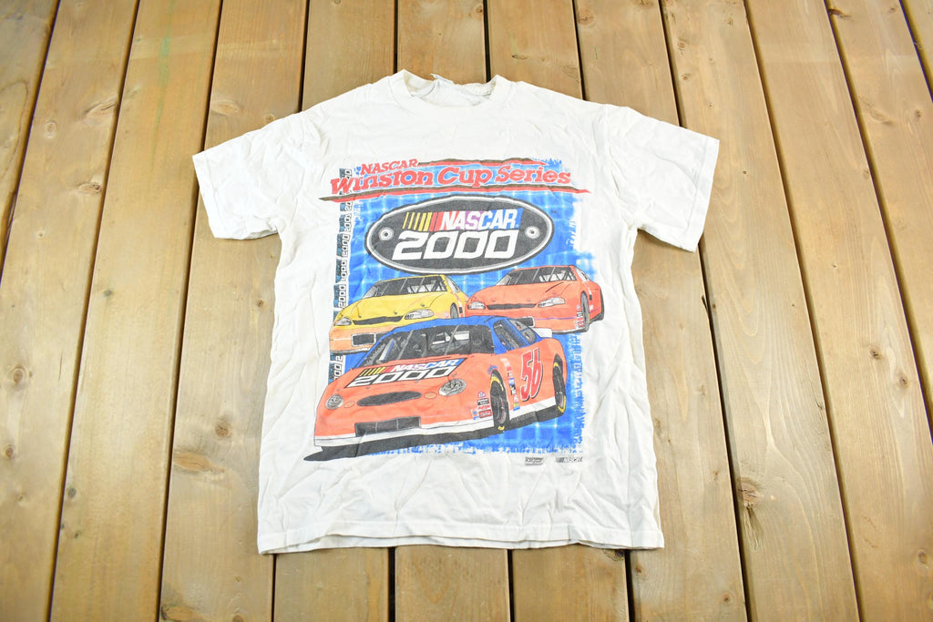 Vintage Y2K NASCAR Winston Cup Tour Racing Graphic T-Shirt Men's Medium