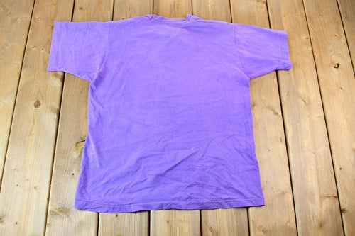 Vintage 1998 Vine Dining Single Stitch Picnic Graphic T-Shirt /