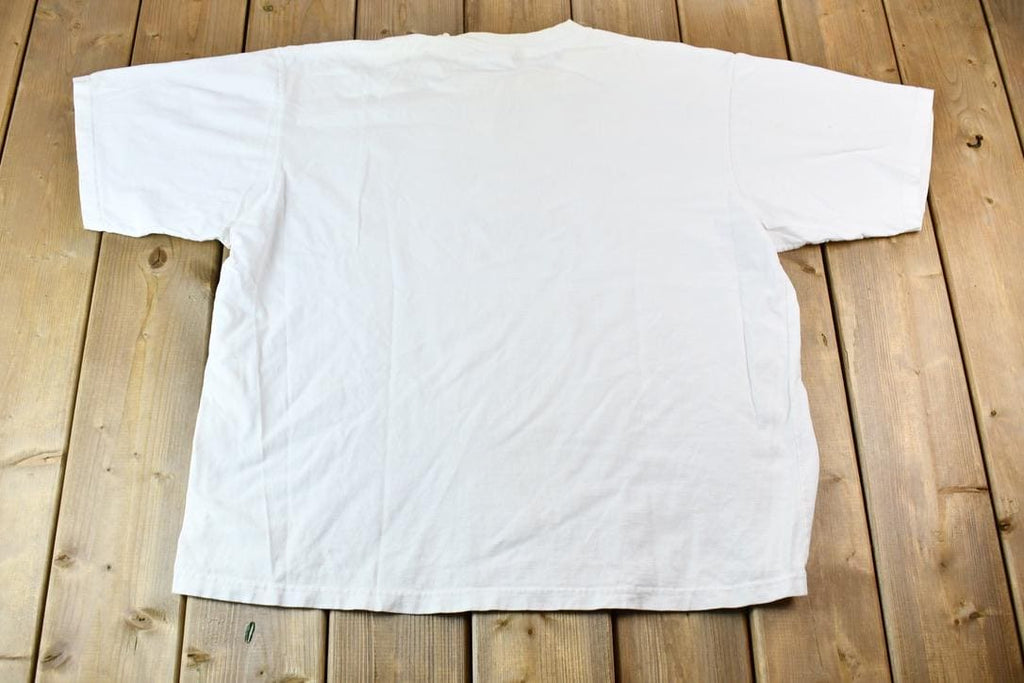 Vintage 1990s Style Sport Single Stitch Fishing Lure Graphic T-Shirt