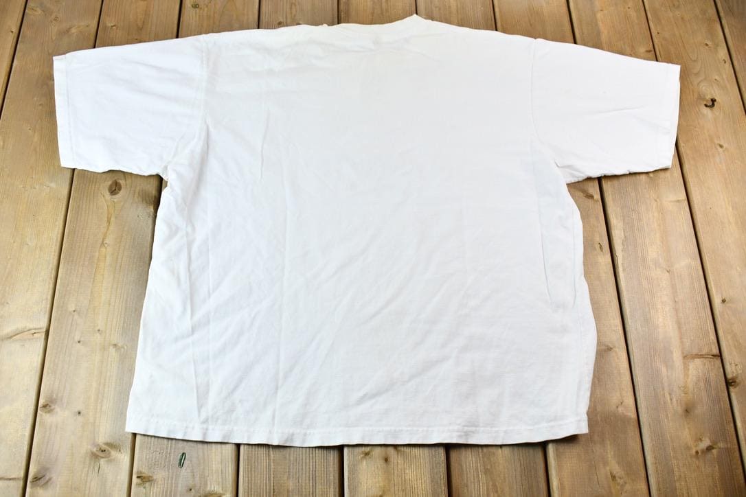 Vintage 1990s Style Sport Single Stitch Fishing Lure Graphic T-Shirt