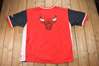 Vintage 1990s Chicago Bulls NBA Champion Shooting Shirt NBA Sportswear