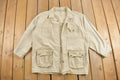Vintage 1990s Chicos Beige Denim Jacket