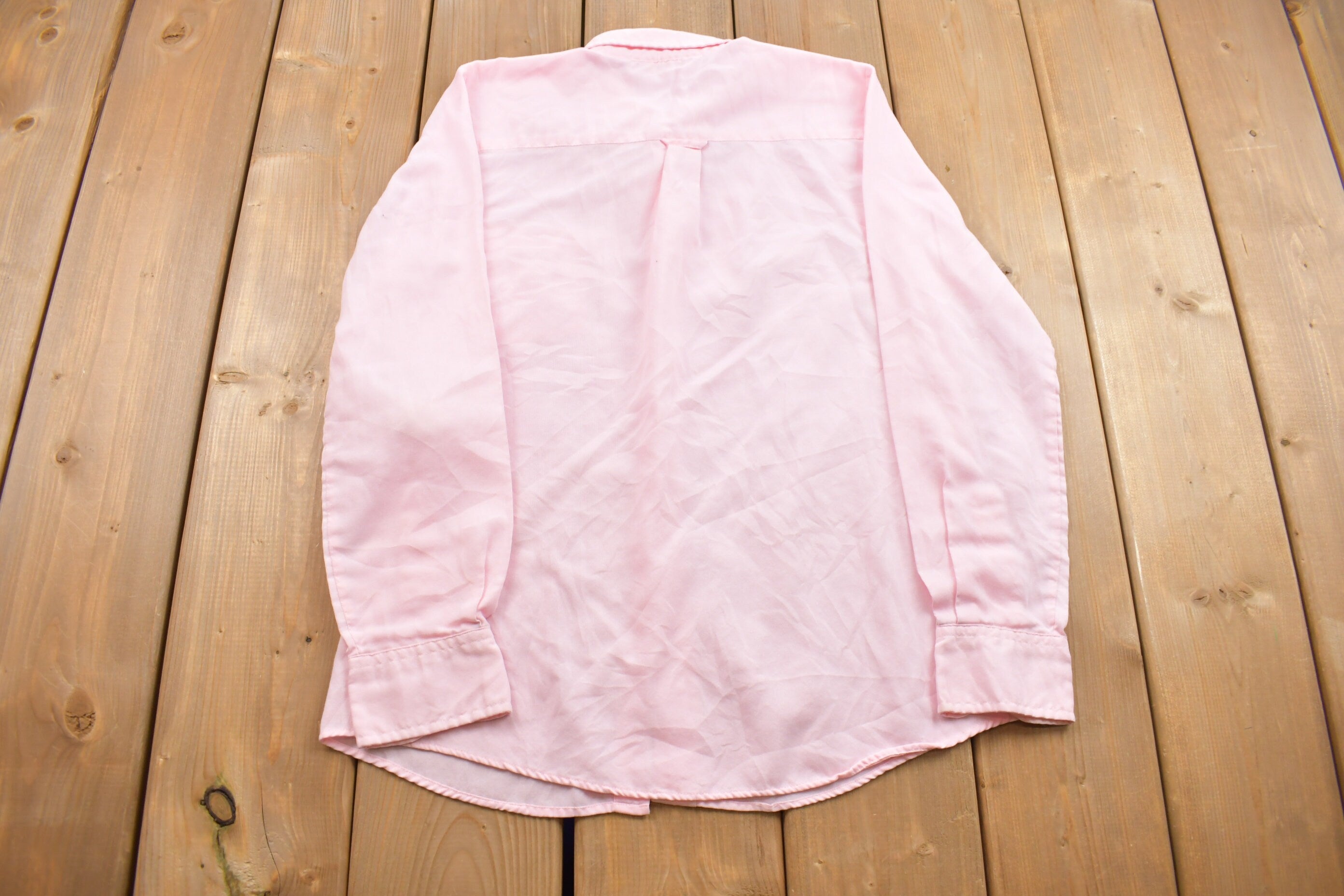 Vintage 1990s Pink Button Up Shirt