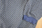 Vintage 1990s Greenlines International Quarter Button Knit Sweater Men's L