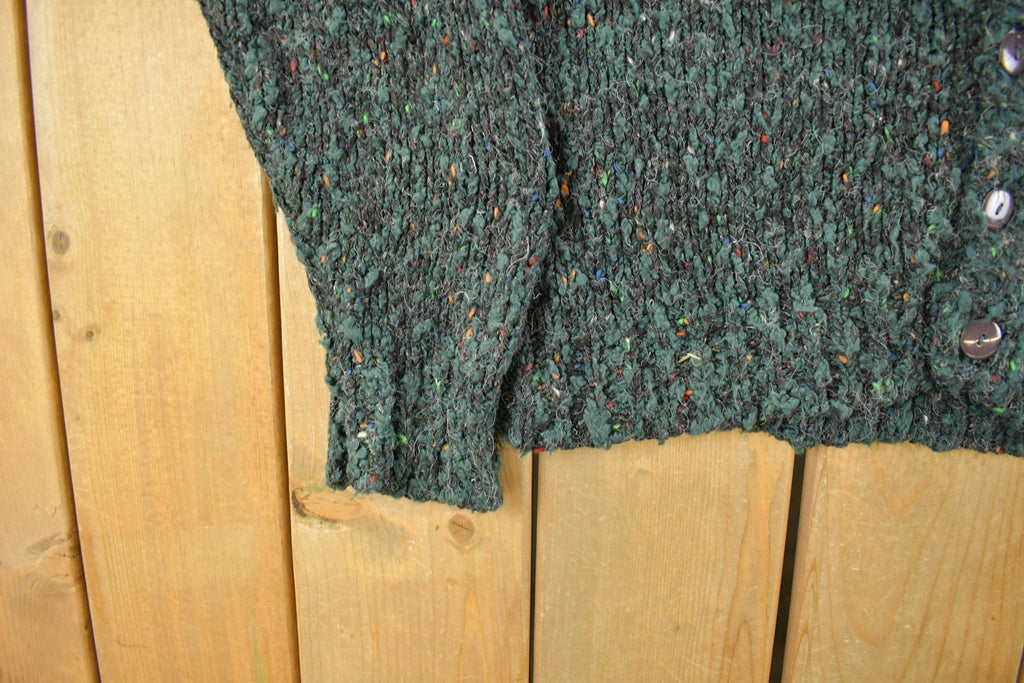 Vintage 1990s Boundary Waters Knit Cardigan Sweater Men's Large