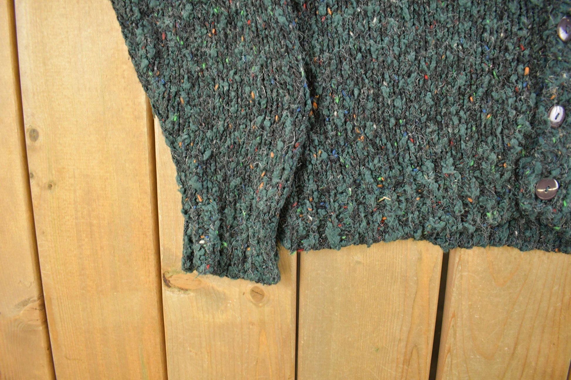 Vintage 1990s Boundary Waters Knit Cardigan Sweater Men's Large