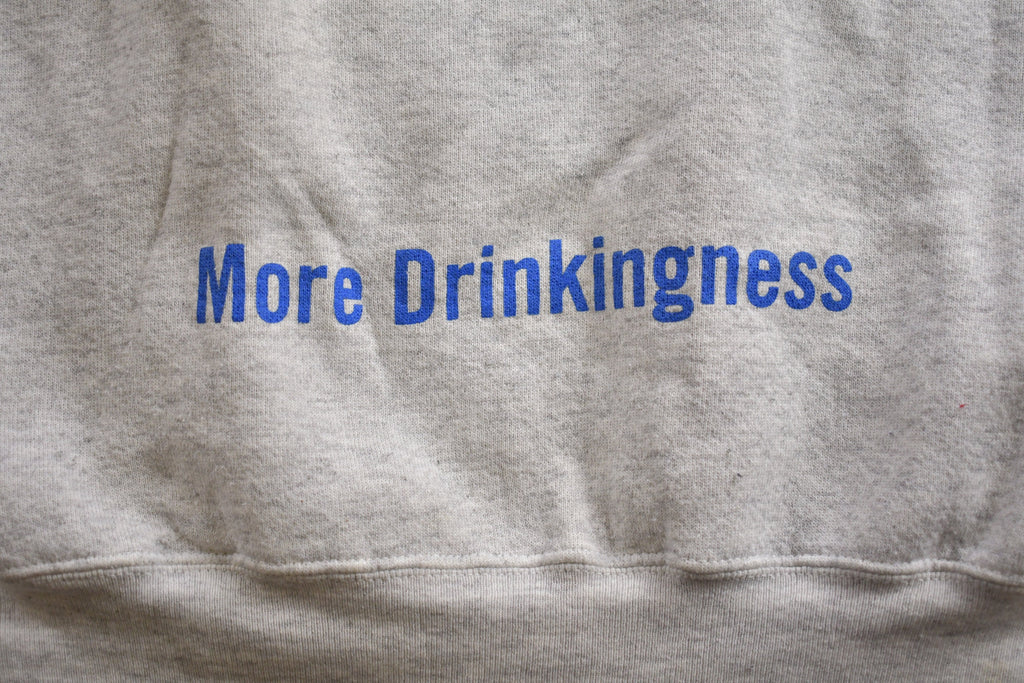Vintage 1990s Beer Parody Tultex Graphic Hoodie