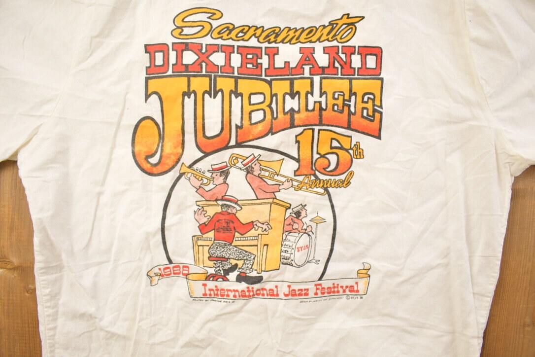 Vintage 1988 Sacramento Dixieland Jubilee Button Up Shirt