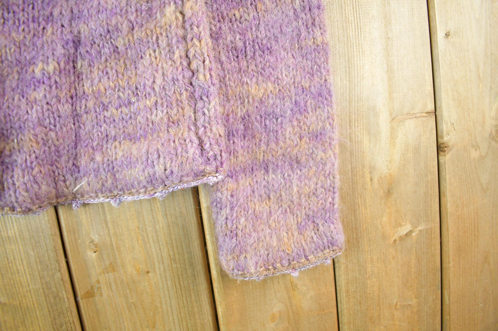 Vintage 1970s Diane Brott Mohair Knit Cardigan Sweater Women's XS