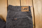Vintage 1980s Lee Dark Wash Denim Jeans Size 37 x 28.5