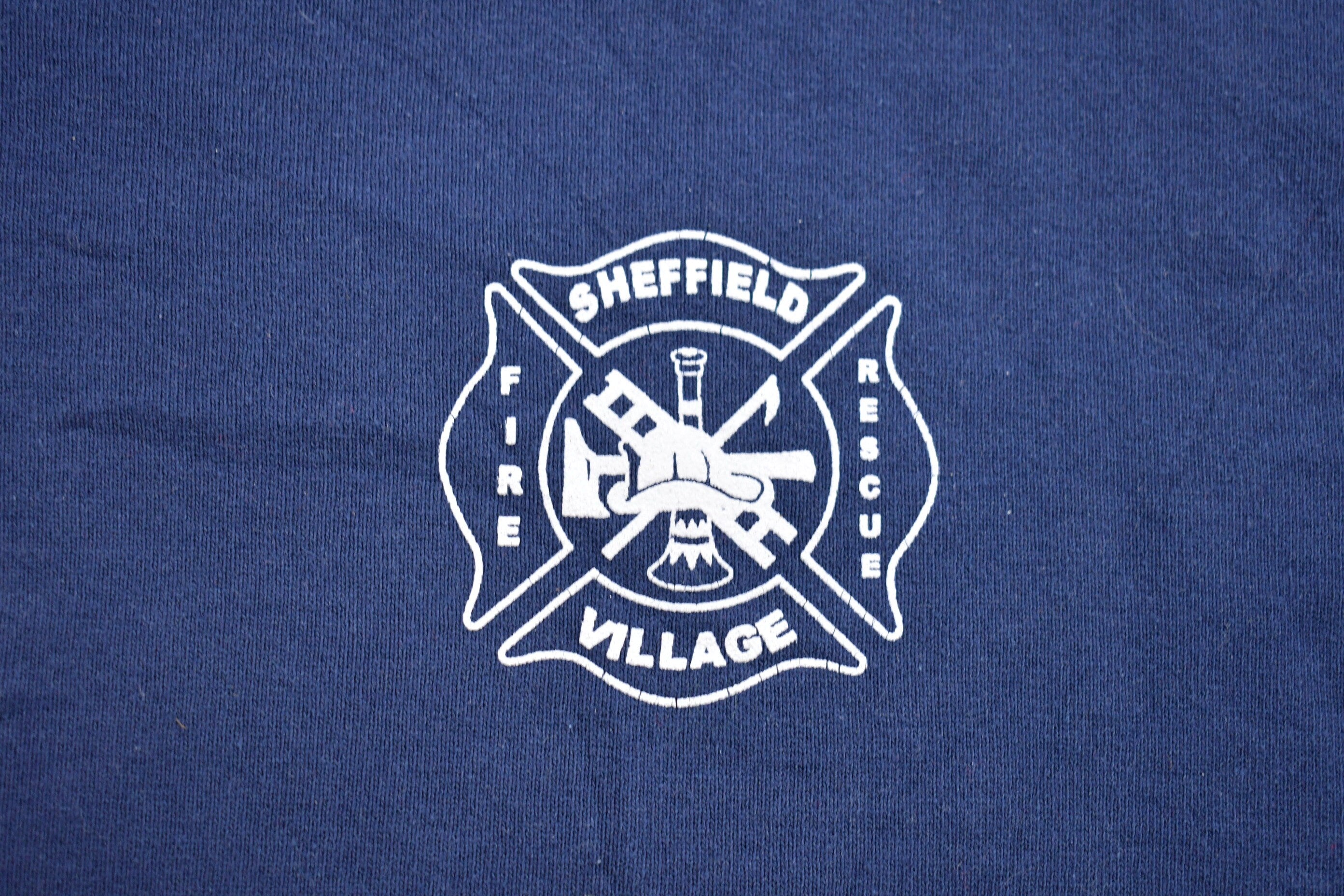 Vintage 1990s Russell Athletics Fire Rescue Crewneck Sweatshirt