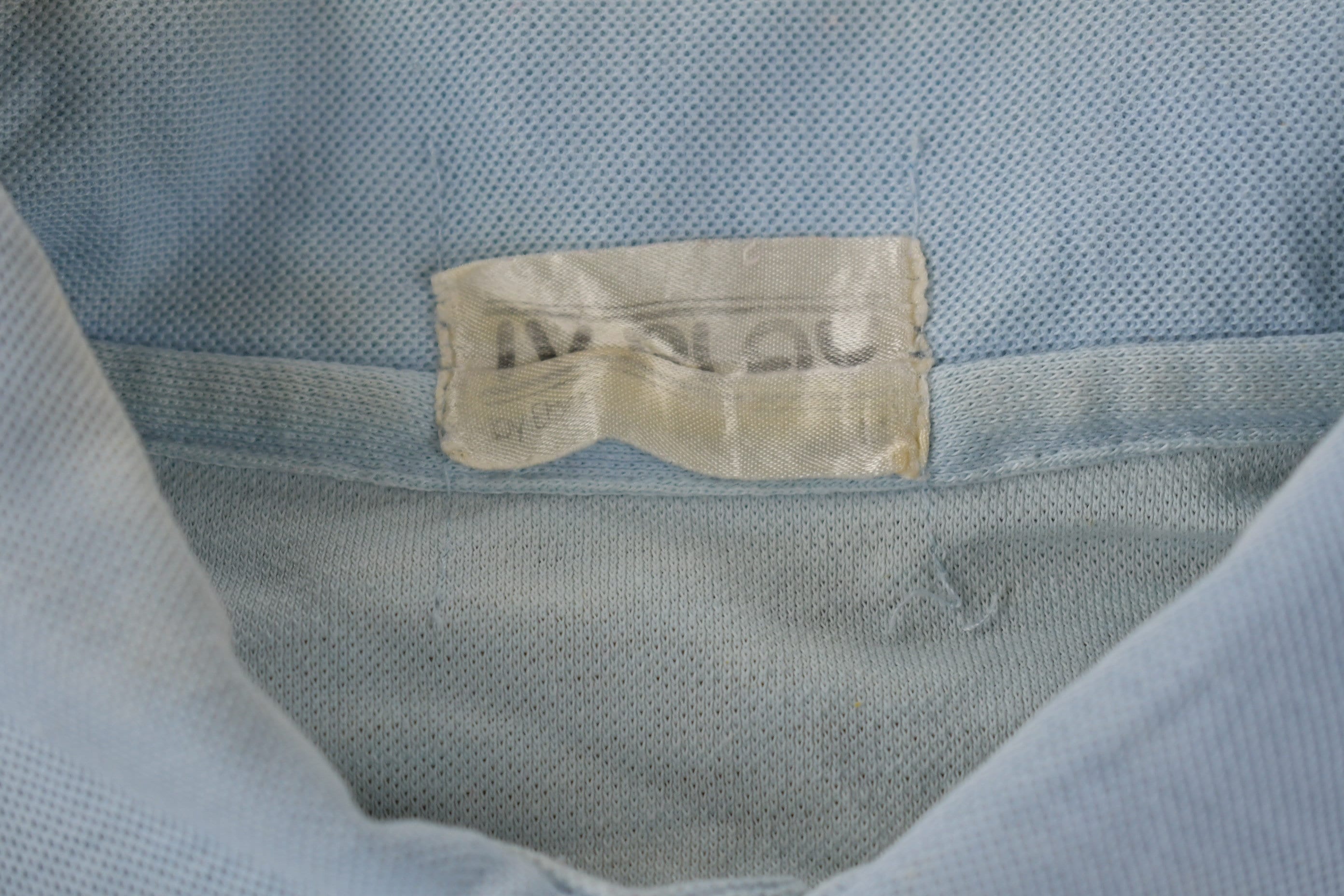 Vintage 1980s Blue Comet M.C. Skippack Quarter Button Polo Shirt Size Small