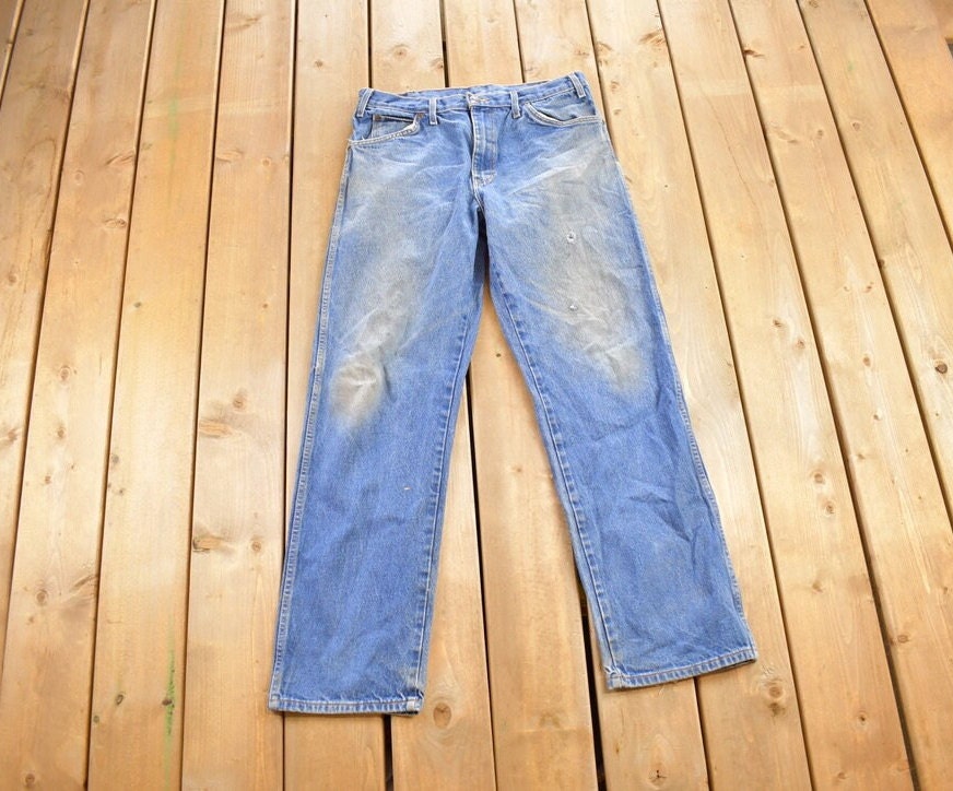 Vintage 1990s Dickies Blue Denim Jeans 34x32