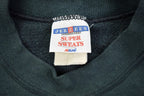 Vintage 1990s Jerzees Supersweats Embroidered Bus Crewneck Sweatshirt Made In USA