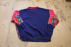 Vintage 1990s Silver Threads All Over Print Windbreaker