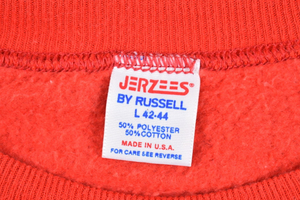 Vintage 1980s Funny Fisherman Graphic Crewneck Sweater