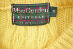 Vintage Mac Gordon 3D Cable Knitted Sweater