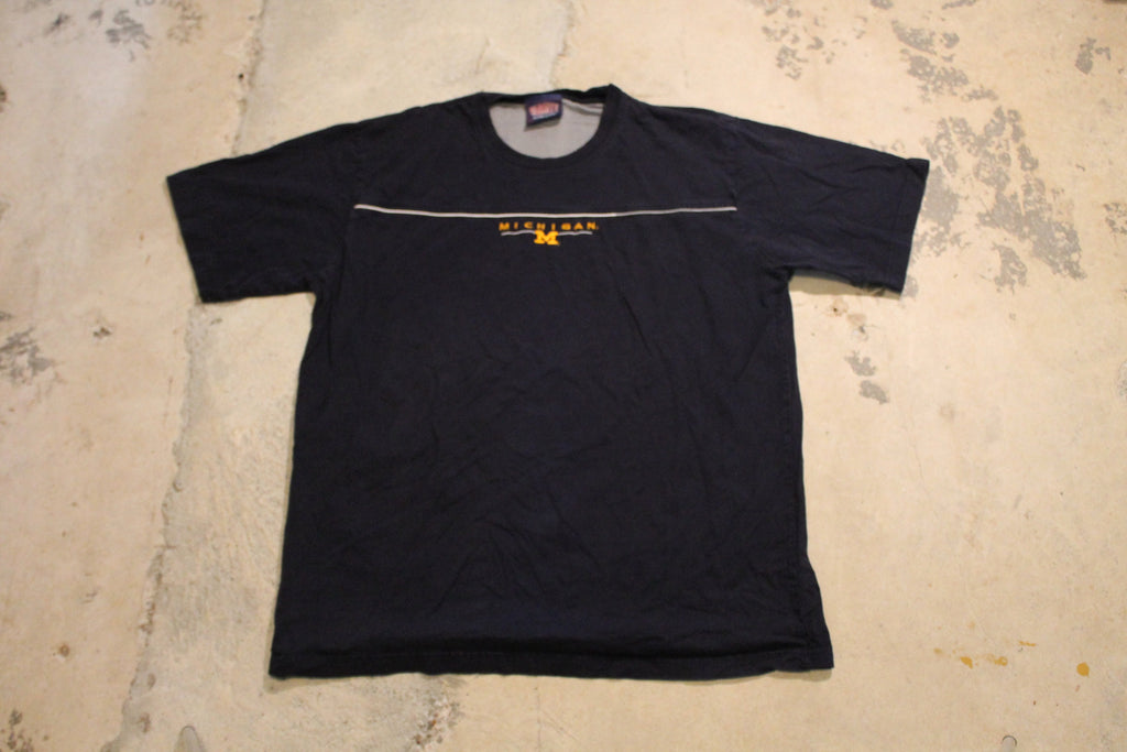 Vintage 1990s University Of Michigan Wolverines T Shirt  Vintage T-Shirt  Wolverines  Embroidered  NCAA  Streetwear Fashion