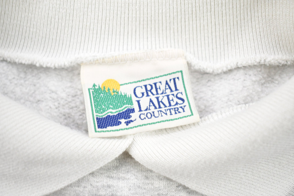 Vintage 1990s Country House Theme Collared Sweater