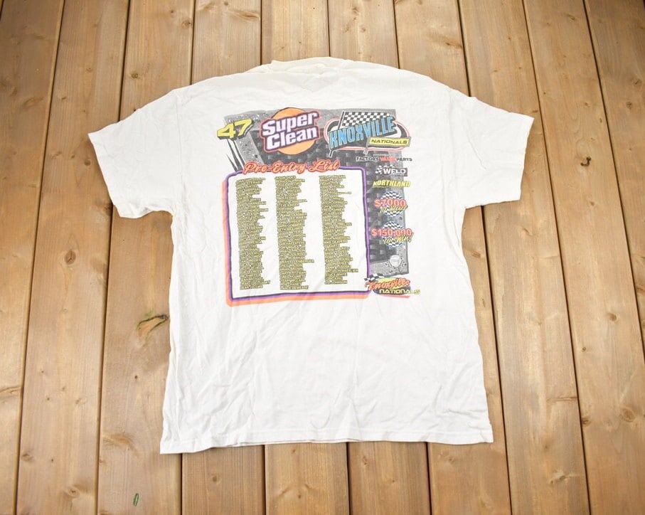 Vintage 1990s Knoxville Nationals Super Clean Souvenir T Shirt / Streetwear / Racing Tee / Vacation Tee / Travel T Shirt / Single Stitch