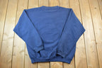 Vintage 1990s Trophy Six Point Stag Outdoorsman Deer Crewneck Sweatshirt  Embroidered  Nature Sweater  Animal Sweater